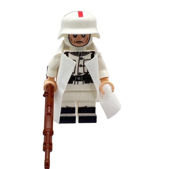 Brick Tactical WWII German Winter Medic Soldier Cross Minifig Mini Custom Figure - Picture 1 of 13